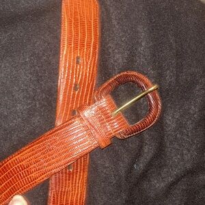 Vintage Ralph Lauren brown Belt Size **Small/30 RL 85 Genuine Lizard